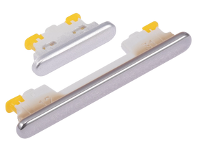 Replacement Hard Buttons (Power / Volume) Compatible For Samsung Galaxy A73 (A735 / 2022) (White)