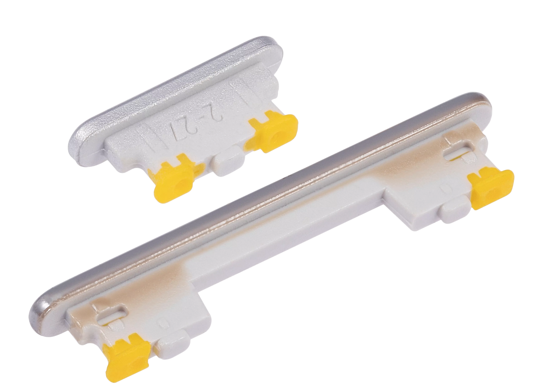 Replacement Hard Buttons (Power / Volume) Compatible For Samsung Galaxy A73 (A735 / 2022) (White)