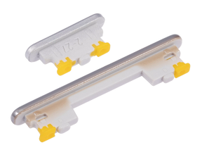 Replacement Hard Buttons (Power / Volume) Compatible For Samsung Galaxy A73 (A735 / 2022) (White)