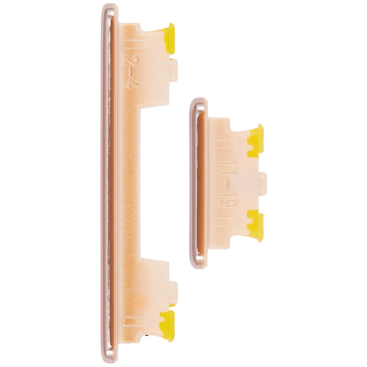Replacement Hard Buttons (Power / Volume) Compatible For Samsung Galaxy A73 (A735 / 2022) (Peach)
