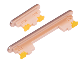Replacement Hard Buttons (Power / Volume) Compatible For Samsung Galaxy A73 (A735 / 2022) (Peach)