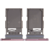 Single Sim Card Tray Compatible For Samsung Galaxy Z Fold 4 Replacement (F936) (Burgundy)