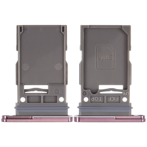 Single Sim Card Tray Compatible For Samsung Galaxy Z Fold 4 Replacement (F936) (Burgundy)