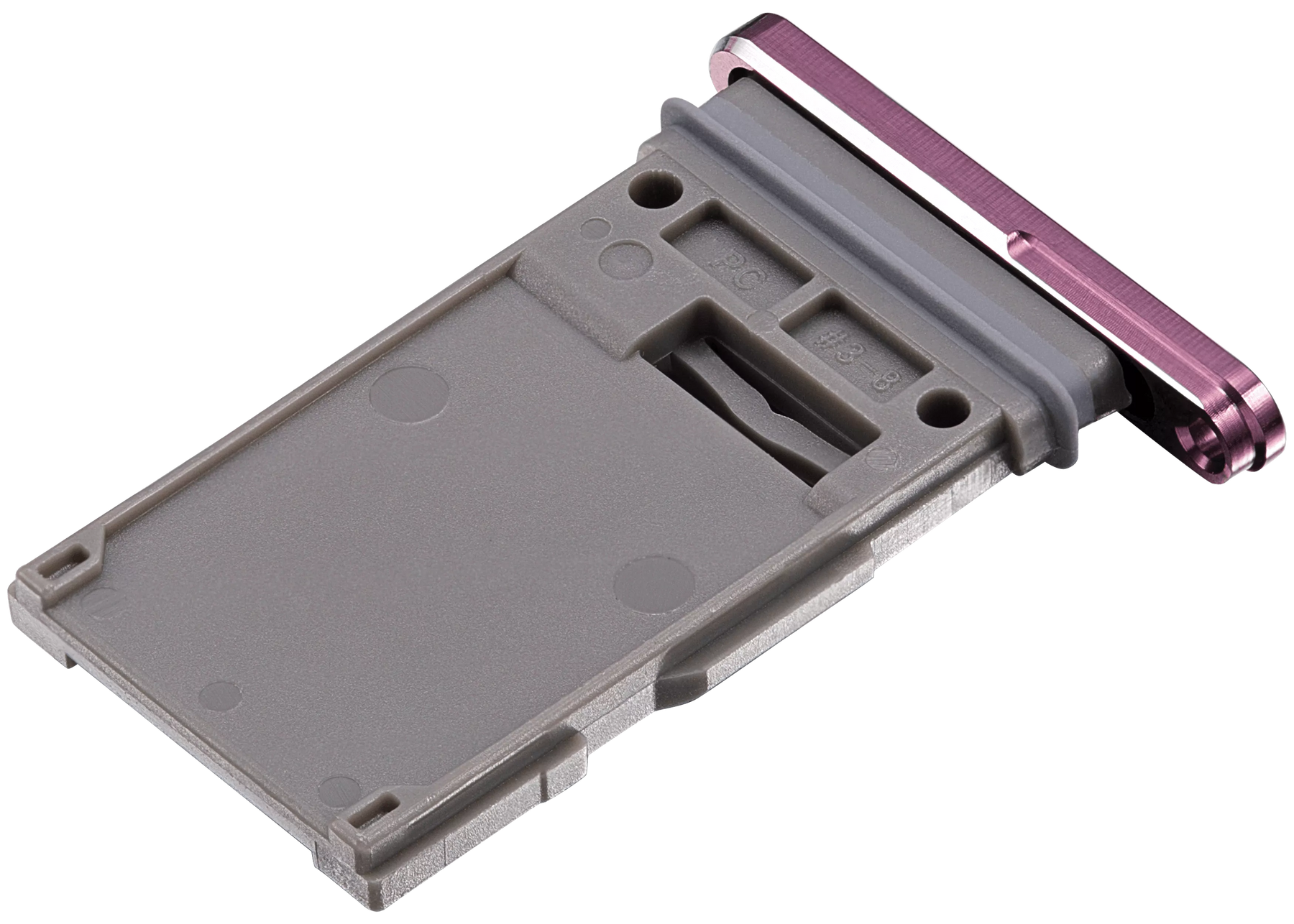 Single Sim Card Tray Compatible For Samsung Galaxy Z Fold 4 Replacement (F936) (Burgundy)