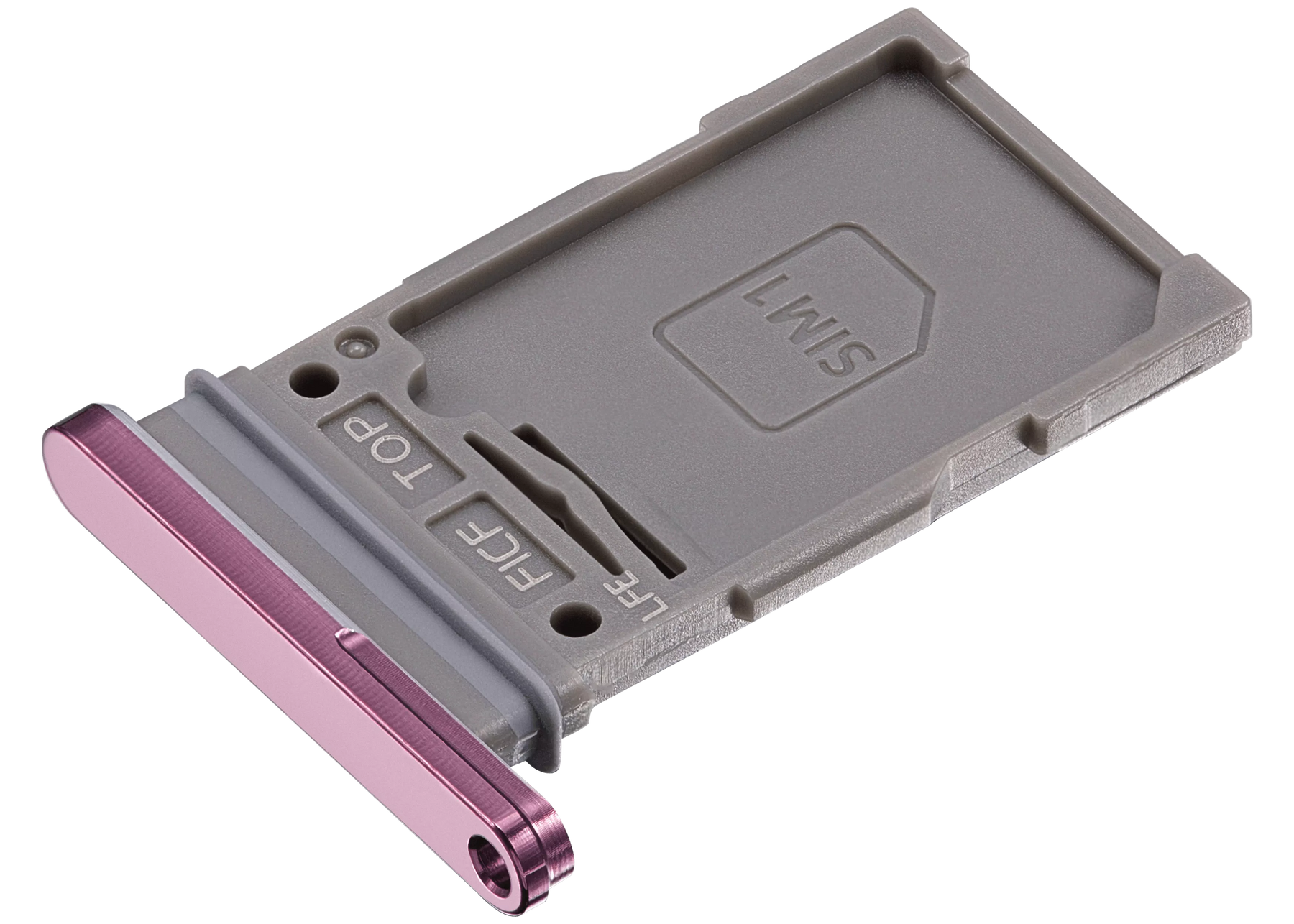 Single Sim Card Tray Compatible For Samsung Galaxy Z Fold 4 Replacement (F936) (Burgundy)