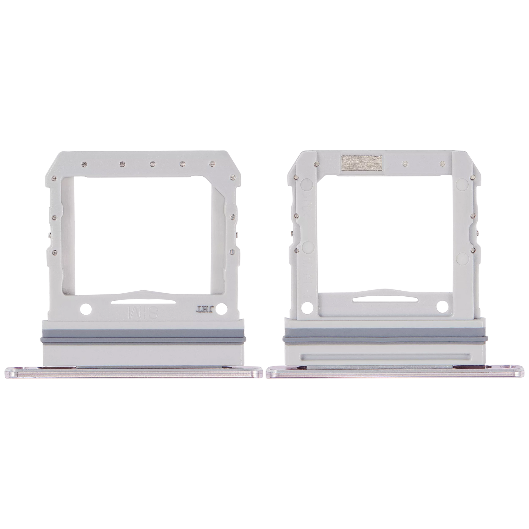 Single Sim Card Tray Compatible For Samsung Galaxy Z Flip 4G (F700) / Z Flip 5G (F707) (Mystic White)