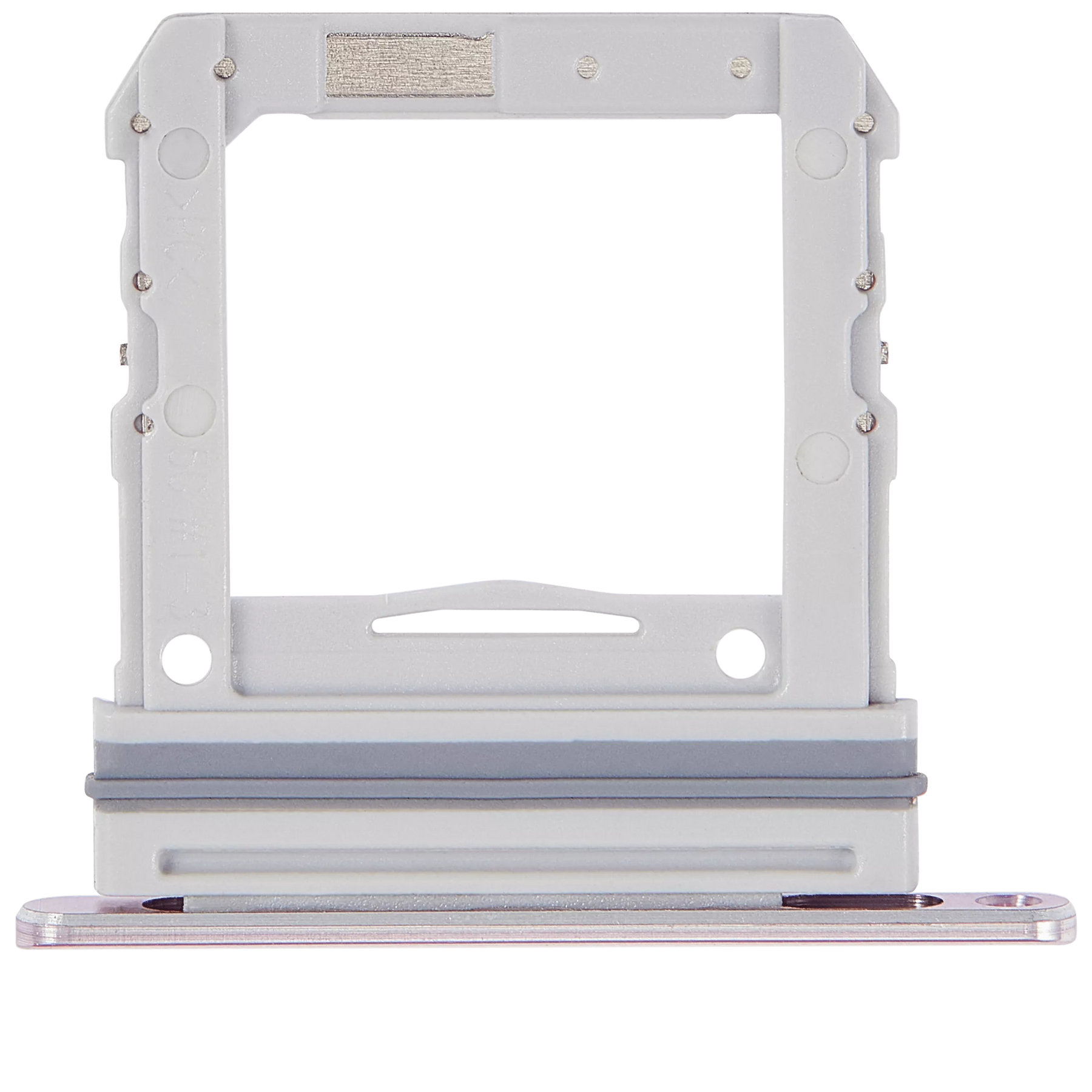 Single Sim Card Tray Compatible For Samsung Galaxy Z Flip 4G (F700) / Z Flip 5G (F707) (Mystic White)