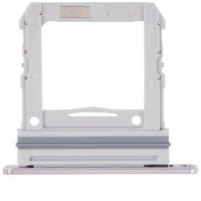 Single Sim Card Tray Compatible For Samsung Galaxy Z Flip 4G (F700) / Z Flip 5G (F707) (Mystic White)