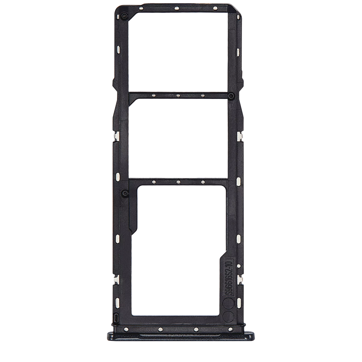 Dual Sim Card Tray Compatible For Samsung Galaxy A04 (A045 / 2022) (Black)