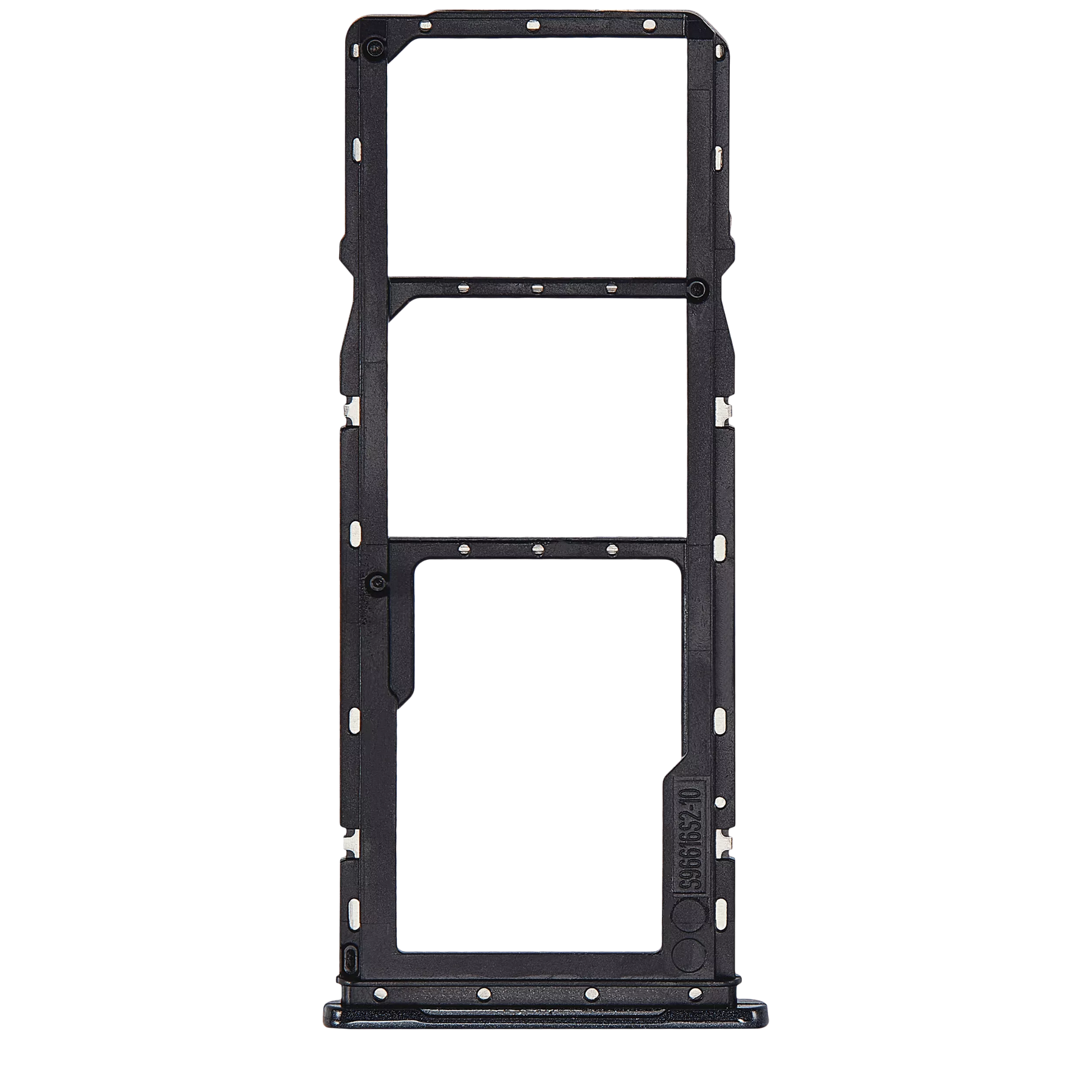 Dual Sim Card Tray Compatible For Samsung Galaxy A04 (A045 / 2022) (Black)