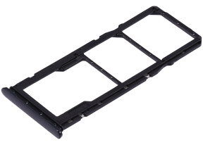 Dual Sim Card Tray Compatible For Samsung Galaxy A04 (A045 / 2022) (Black)