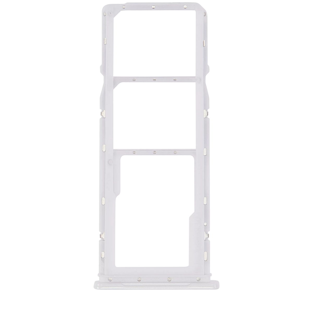 Dual Sim Card Tray Compatible For Samsung Galaxy A04 (A045 / 2022) (White)