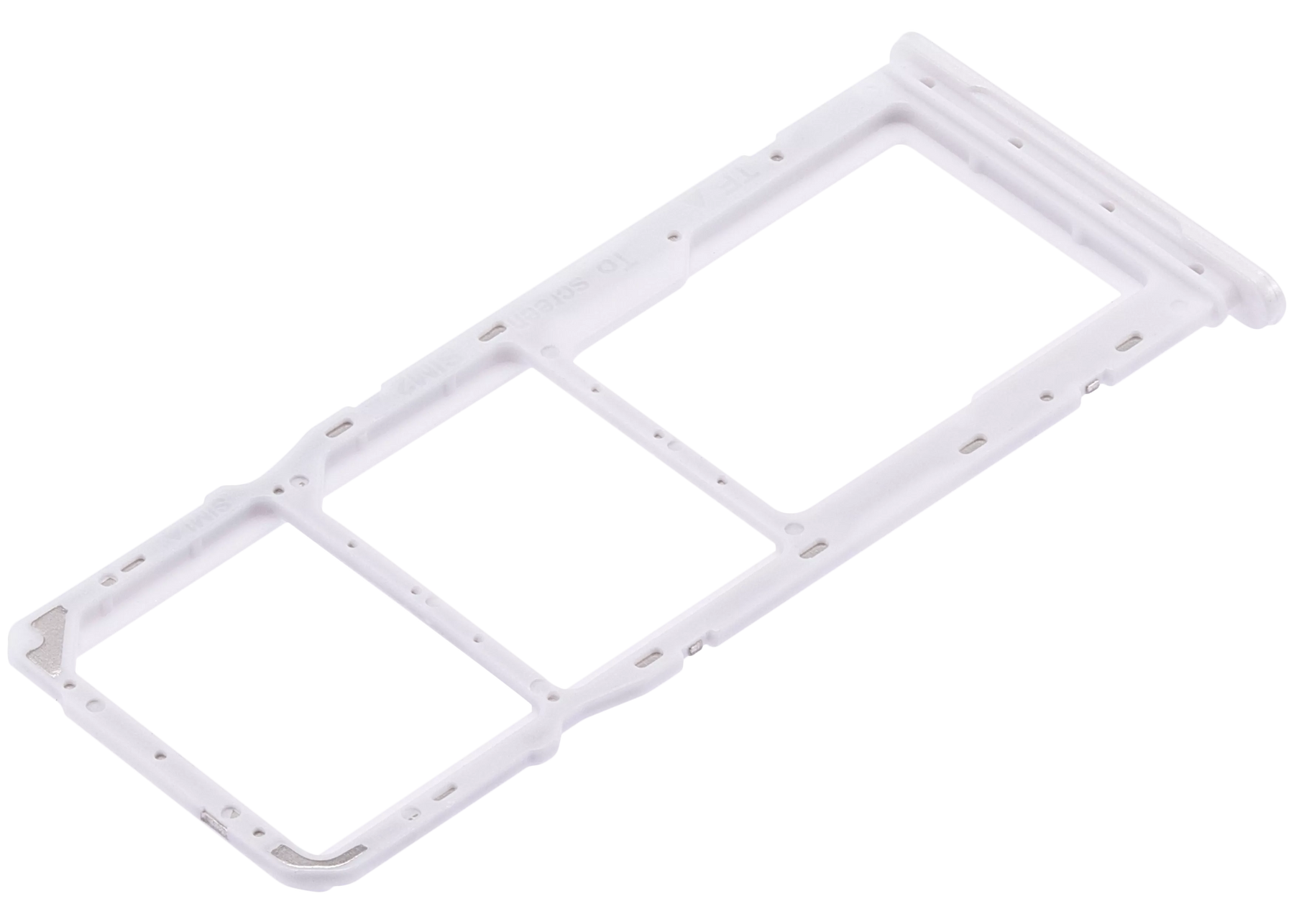 Dual Sim Card Tray Compatible For Samsung Galaxy A04 (A045 / 2022) (White)