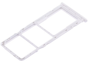 Dual Sim Card Tray Compatible For Samsung Galaxy A04 (A045 / 2022) (White)