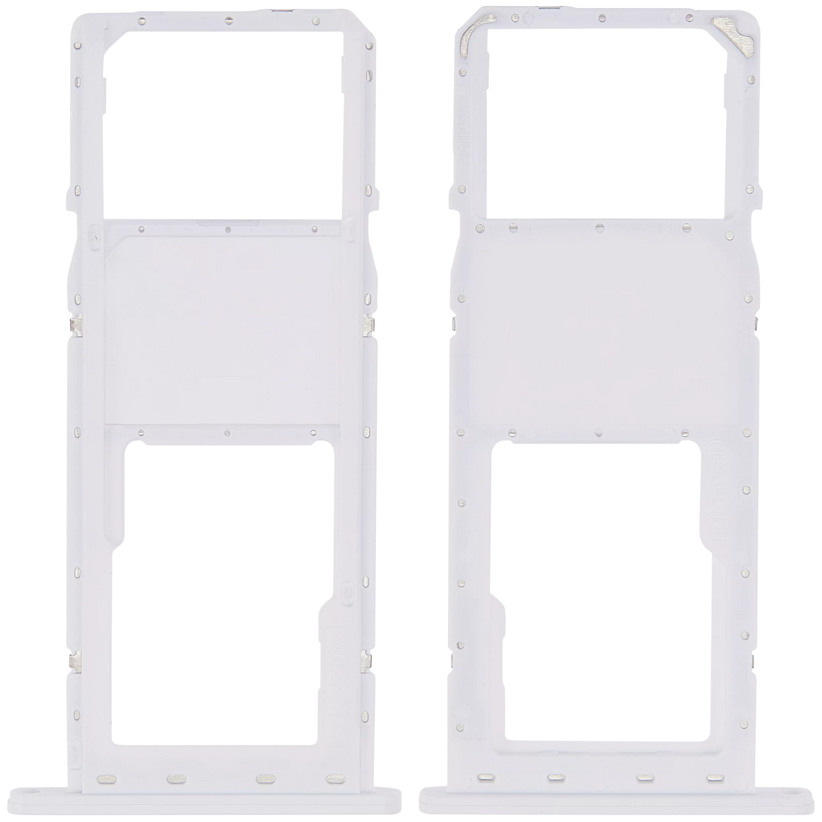 Single Sim Card Tray Compatible For Samsung Galaxy A02S (A025 / 2020) / A03 (A035 / 2021) (White)