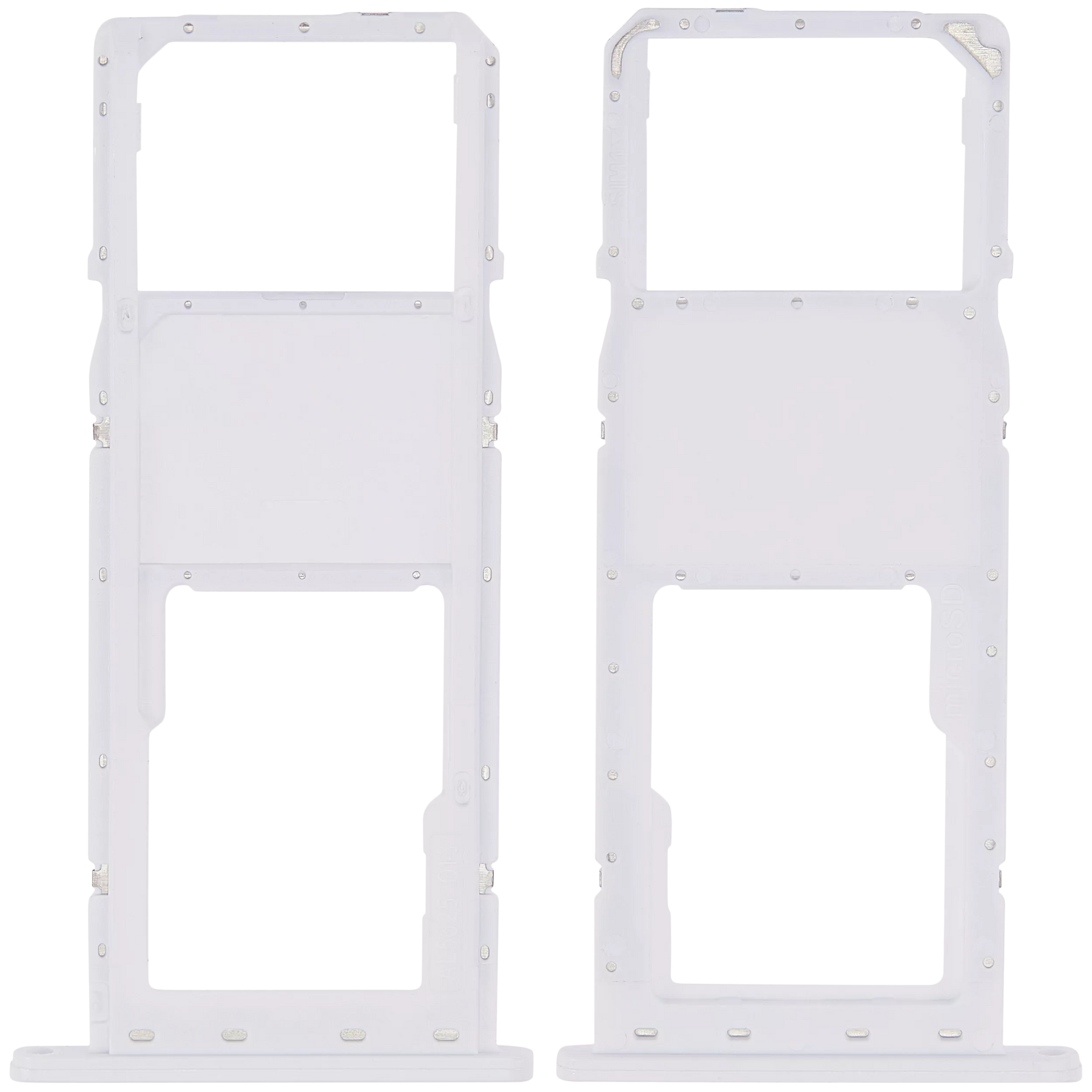 Single Sim Card Tray Compatible For Samsung Galaxy A02S (A025 / 2020) / A03 (A035 / 2021) (White)