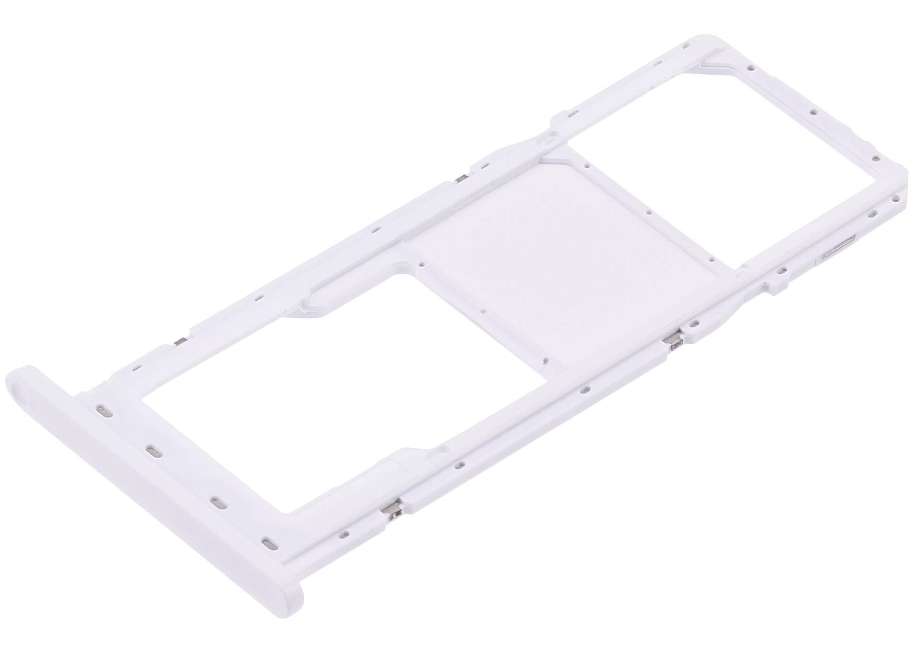 Single Sim Card Tray Compatible For Samsung Galaxy A02S (A025 / 2020) / A03 (A035 / 2021) (White)