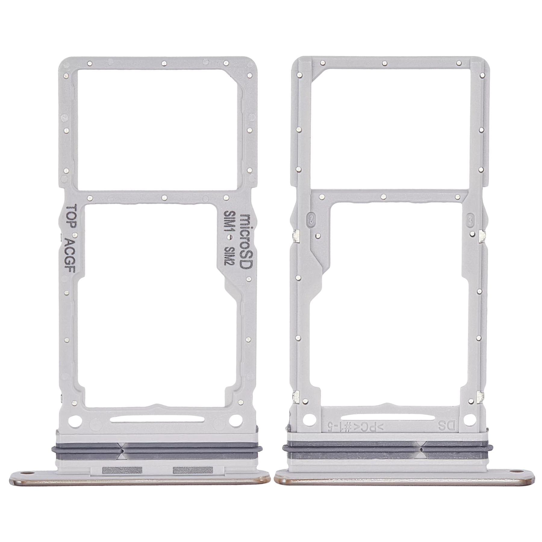 Dual Sim Card Tray Compatible For Samsung Galaxy A73 5G Replacement (A736 / 2022) (White)