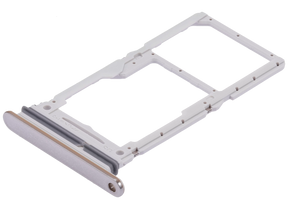 Dual Sim Card Tray Compatible For Samsung Galaxy A73 5G Replacement (A736 / 2022) (White)