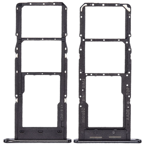 Dual Sim Card Tray Compatible For Samsung Galaxy A14 (A145F) (Black)