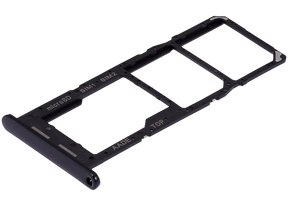 Dual Sim Card Tray Compatible For Samsung Galaxy A14 (A145F) (Black)