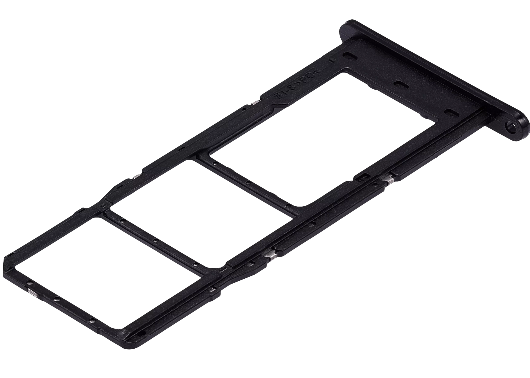 Dual Sim Card Tray Compatible For Samsung Galaxy A14 (A145F) (Black)