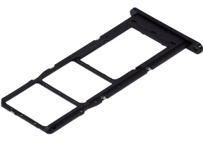 Dual Sim Card Tray Compatible For Samsung Galaxy A14 (A145F) (Black)