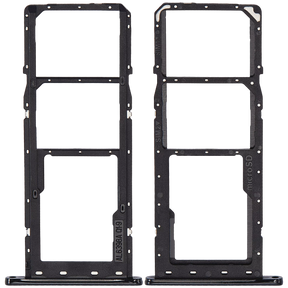 Dual Sim Card Tray Compatible For Samsung Galaxy A04E (A042 / 2022) (Black)