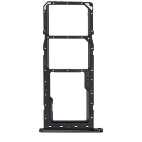Dual Sim Card Tray Compatible For Samsung Galaxy A04E (A042 / 2022) (Black)