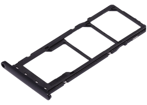 Dual Sim Card Tray Compatible For Samsung Galaxy A04E (A042 / 2022) (Black)