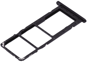 Dual Sim Card Tray Compatible For Samsung Galaxy A04E (A042 / 2022) (Black)