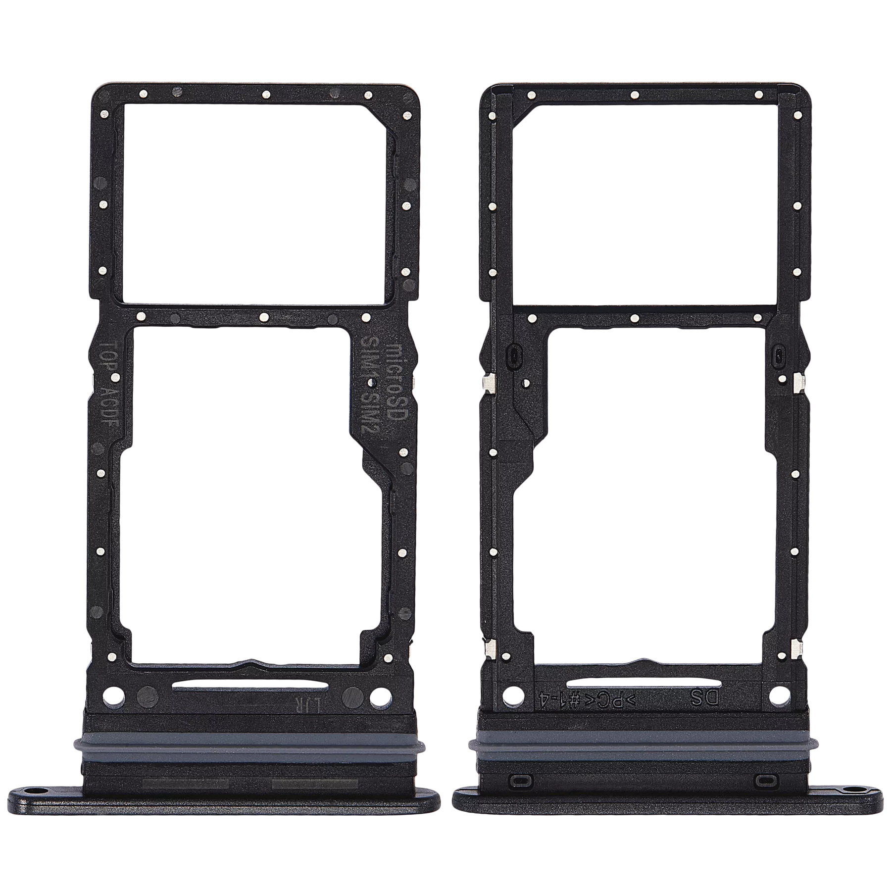 Dual Sim Card Tray Compatible For Samsung Galaxy A34 (A346 / 2023) (Graphite)