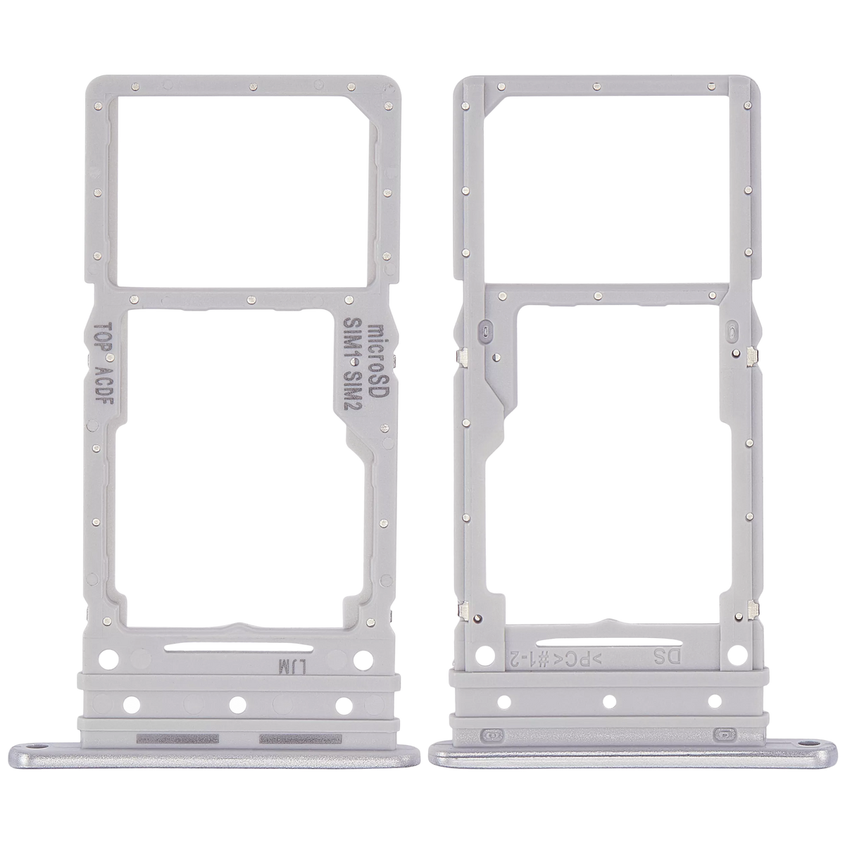 Dual Sim Card Tray Compatible For Samsung Galaxy A34 (A346 / 2023) (Silver)