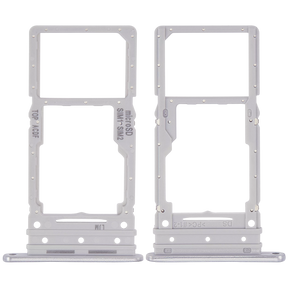 Dual Sim Card Tray Compatible For Samsung Galaxy A34 (A346 / 2023) (Silver)