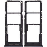 Dual Sim Card Tray Compatible For Samsung Galaxy A04S (A047 / 2022) (Black)