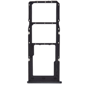 Dual Sim Card Tray Compatible For Samsung Galaxy A04S (A047 / 2022) (Black)