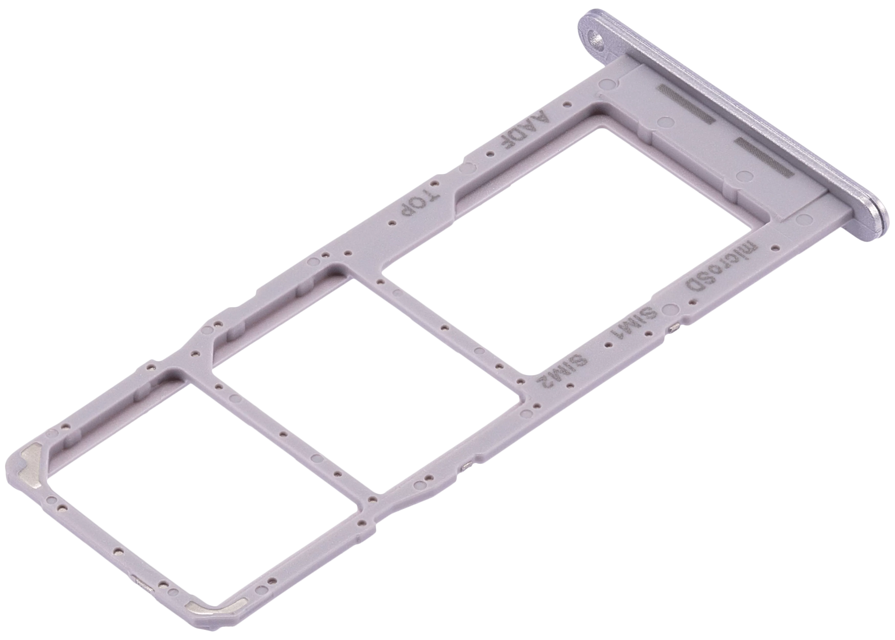 Dual Sim Card Tray Compatible For Samsung Galaxy A14 5G (A146F / 2023) (Silver)