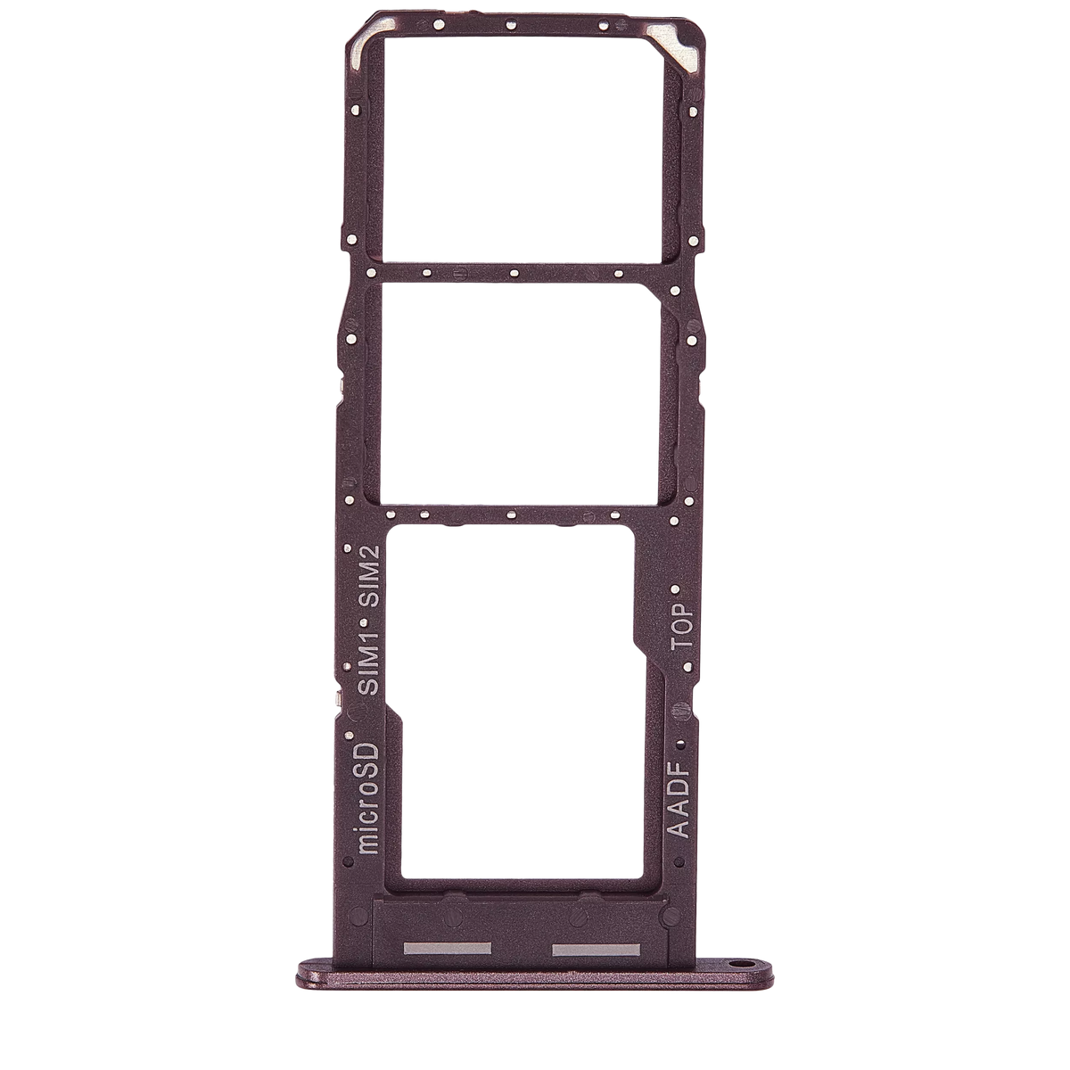 Dual Sim Card Tray Compatible For Samsung Galaxy A14 5G (A146F / 2023) (Dark Red)