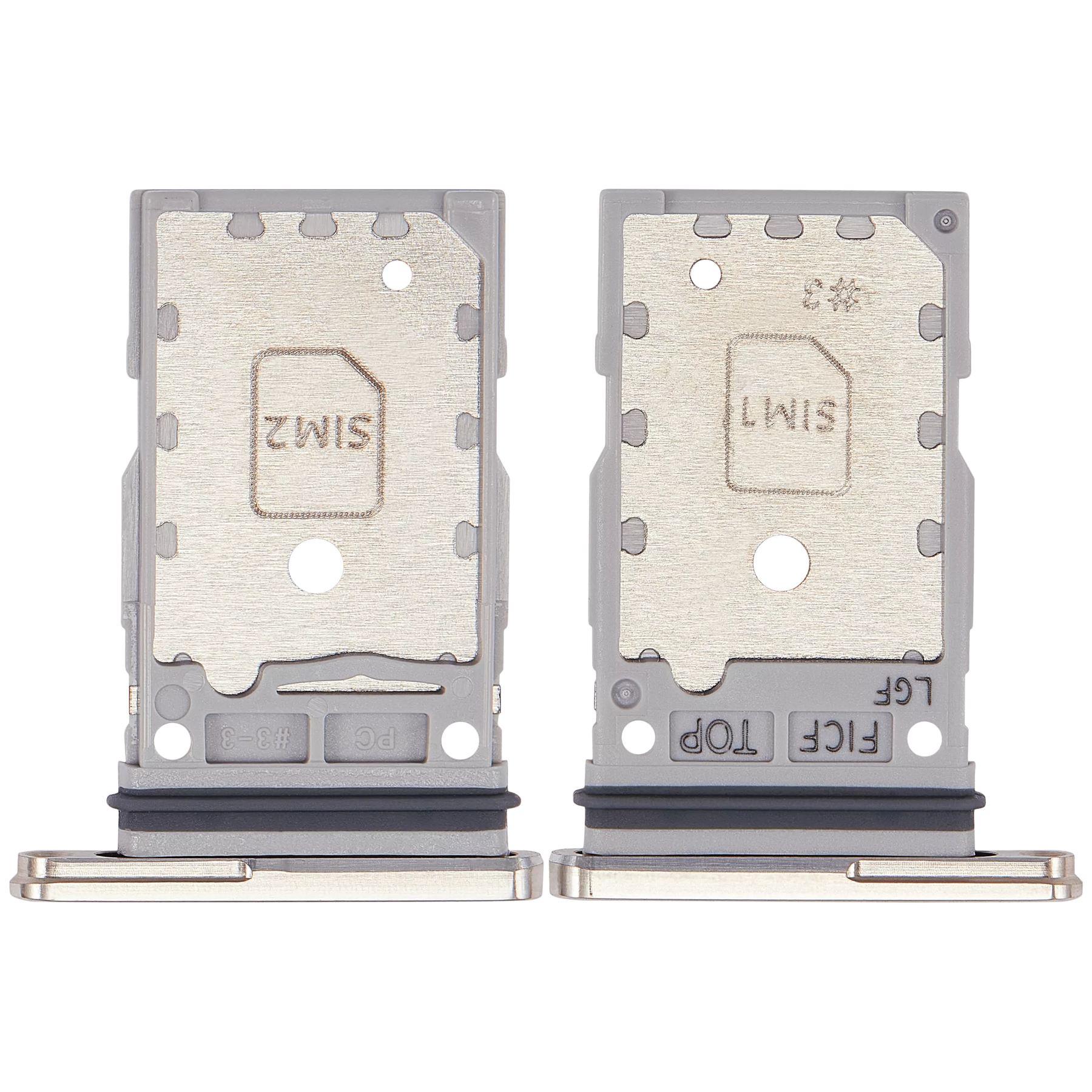 Dual Sim Card Tray Compatible For Samsung Galaxy Z Fold 4 Replacement (F936) (Beige)