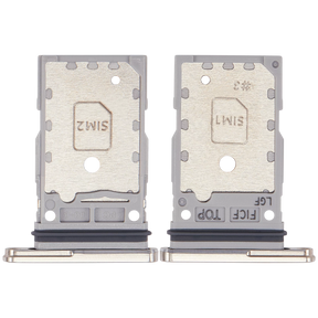 Dual Sim Card Tray Compatible For Samsung Galaxy Z Fold 4 Replacement (F936) (Beige)
