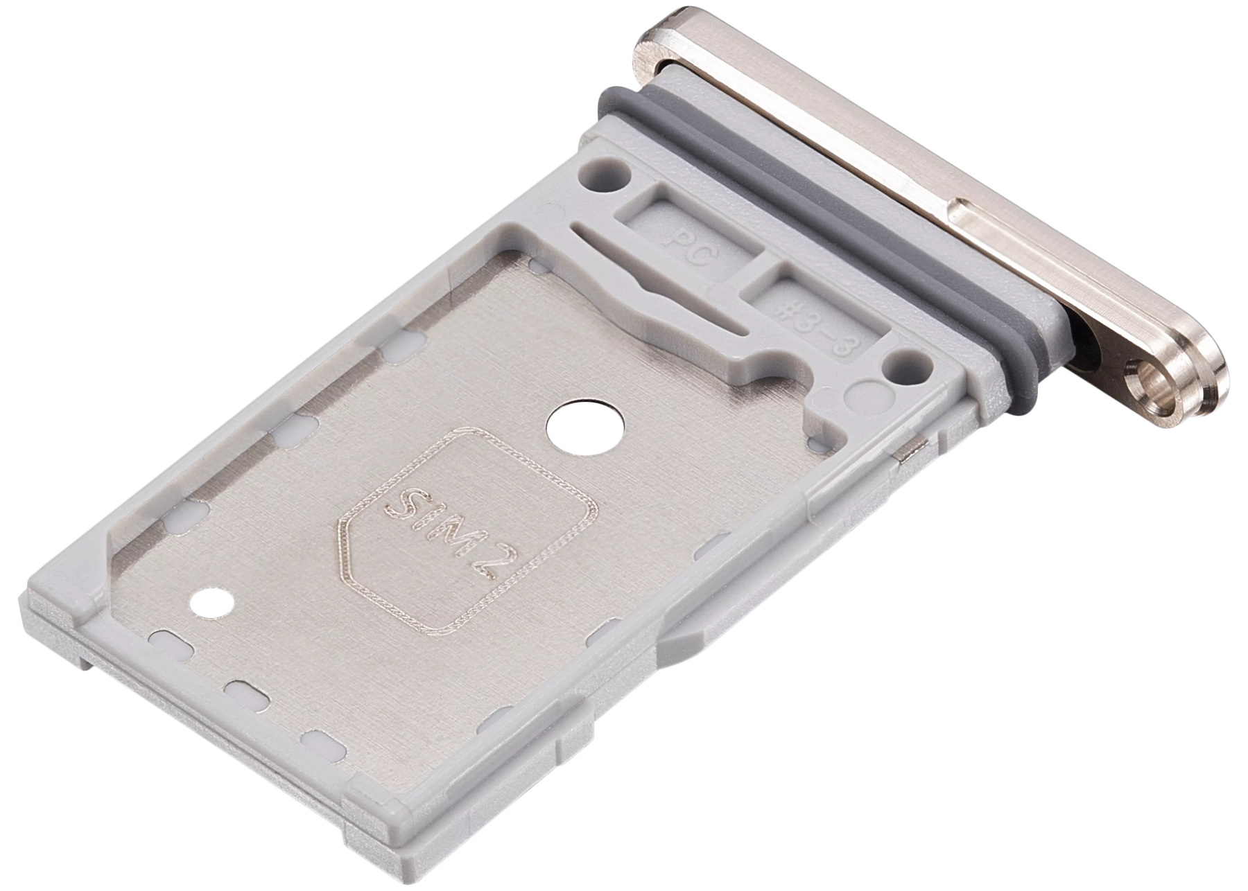 Dual Sim Card Tray Compatible For Samsung Galaxy Z Fold 4 Replacement (F936) (Beige)