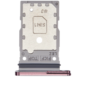 Dual Sim Card Tray Replacement Compatible For Samsung Galaxy Z Fold 4 (F936) (Burgundy)