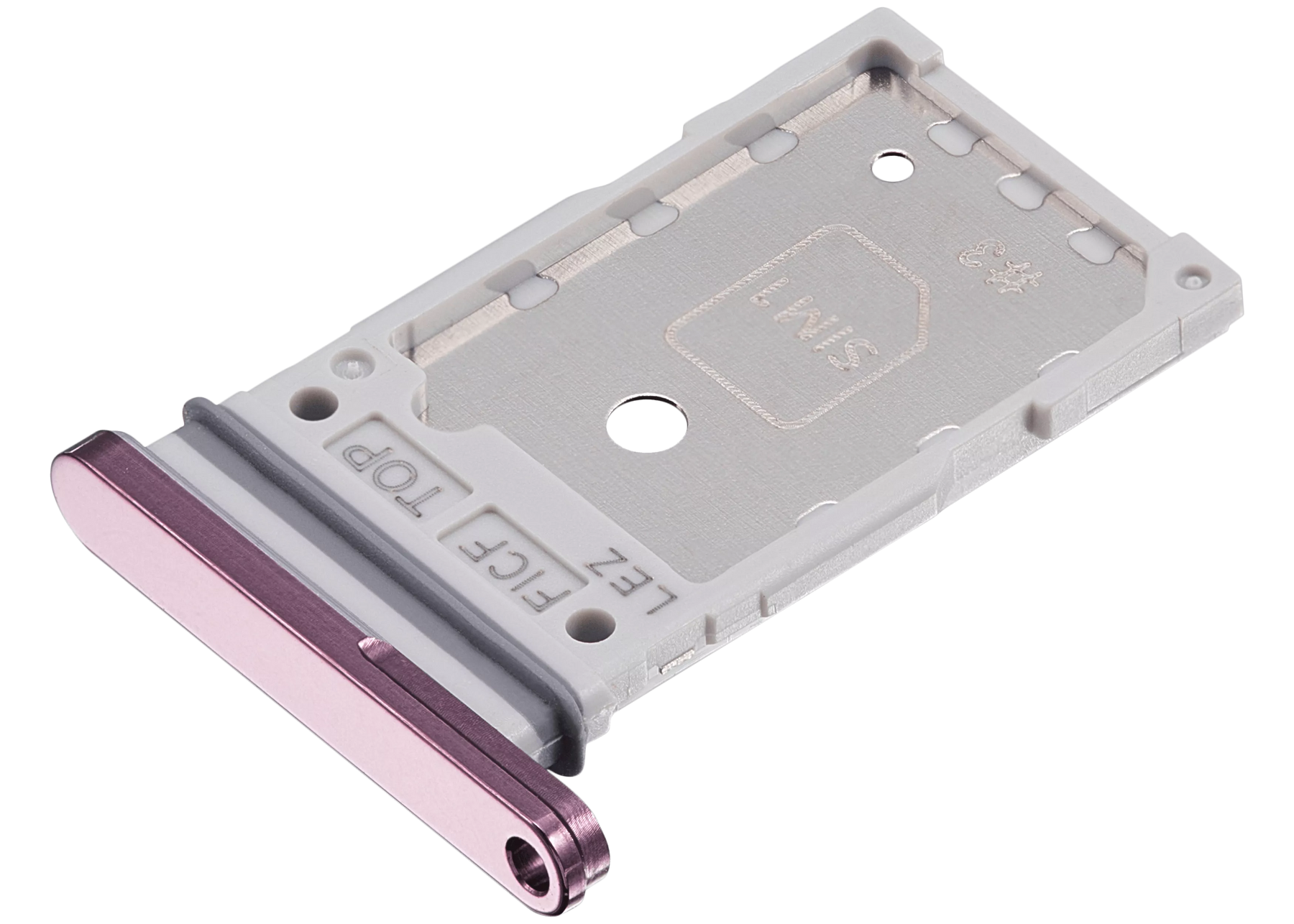 Dual Sim Card Tray Replacement Compatible For Samsung Galaxy Z Fold 4 (F936) (Burgundy)