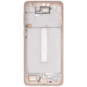 Mid-Frame Housing Compatible For Samsung Galaxy A33 5G (A336 / 2022) (Peach)