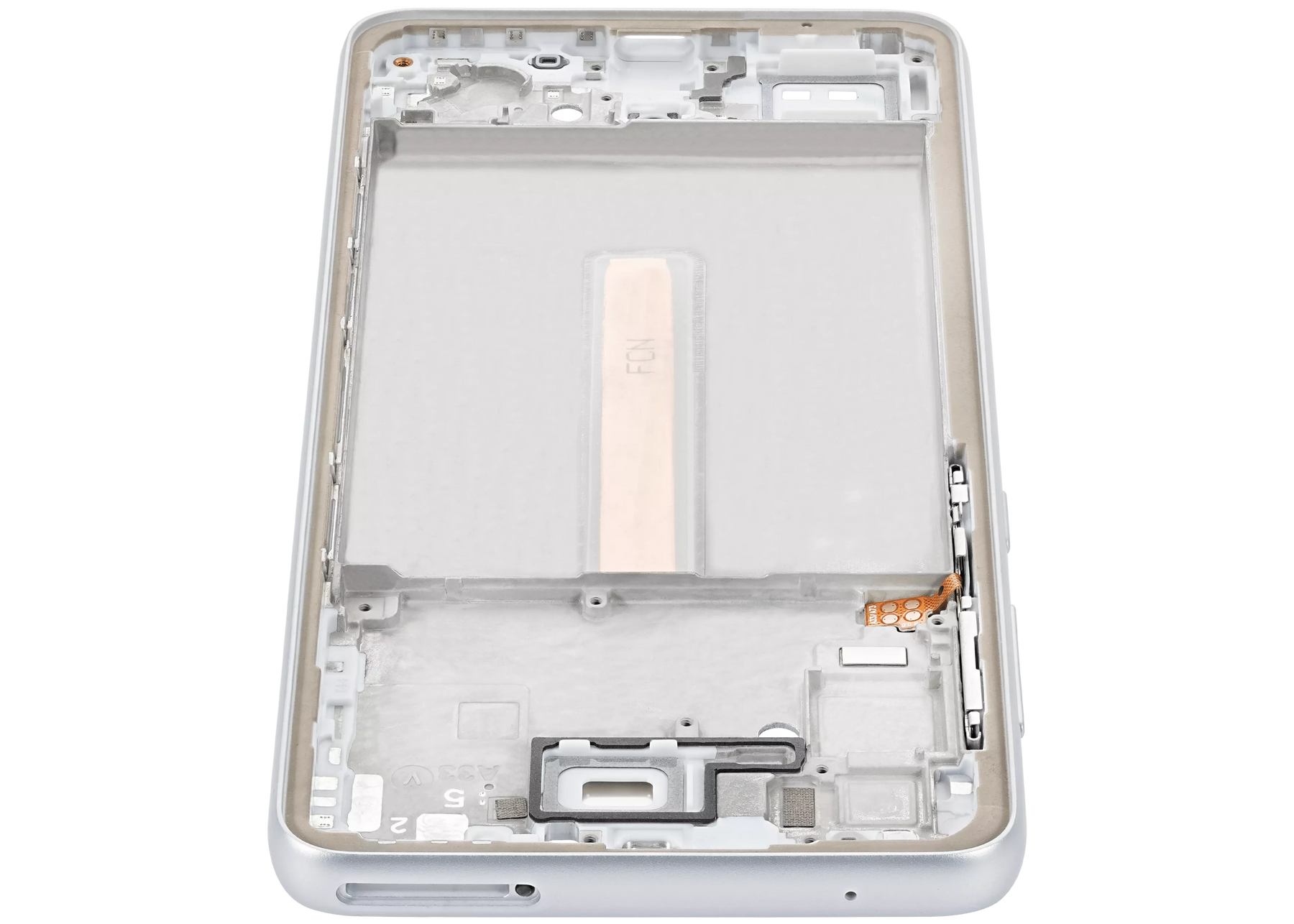 Mid-Frame Housing Compatible For Samsung Galaxy A33 5G (A336 / 2022) (White)