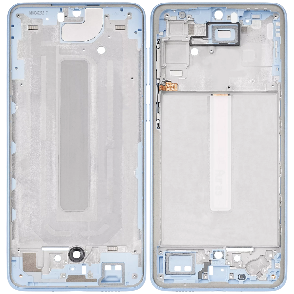 Mid-Frame Housing Compatible For Samsung Galaxy A33 5G (A336 / 2022) (Blue)