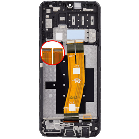 LCD Assembly With Frame Compatible For Samsung Galaxy A14 4G (A145P / A145R / 2023) (Refurbished) (All Colors)