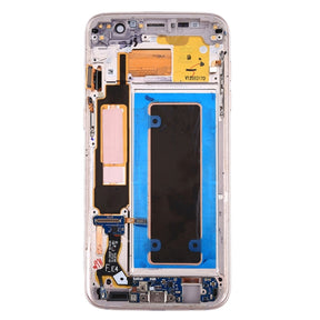 Replacement OLED Assembly With Frame Compatible For Samsung Galaxy S7 Edge G935A (US Version) (Service Pack) (Coral Blue)