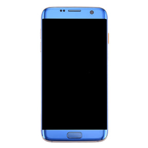 Replacement OLED Assembly With Frame Compatible For Samsung Galaxy S7 Edge G935A (US Version) (Service Pack) (Coral Blue)