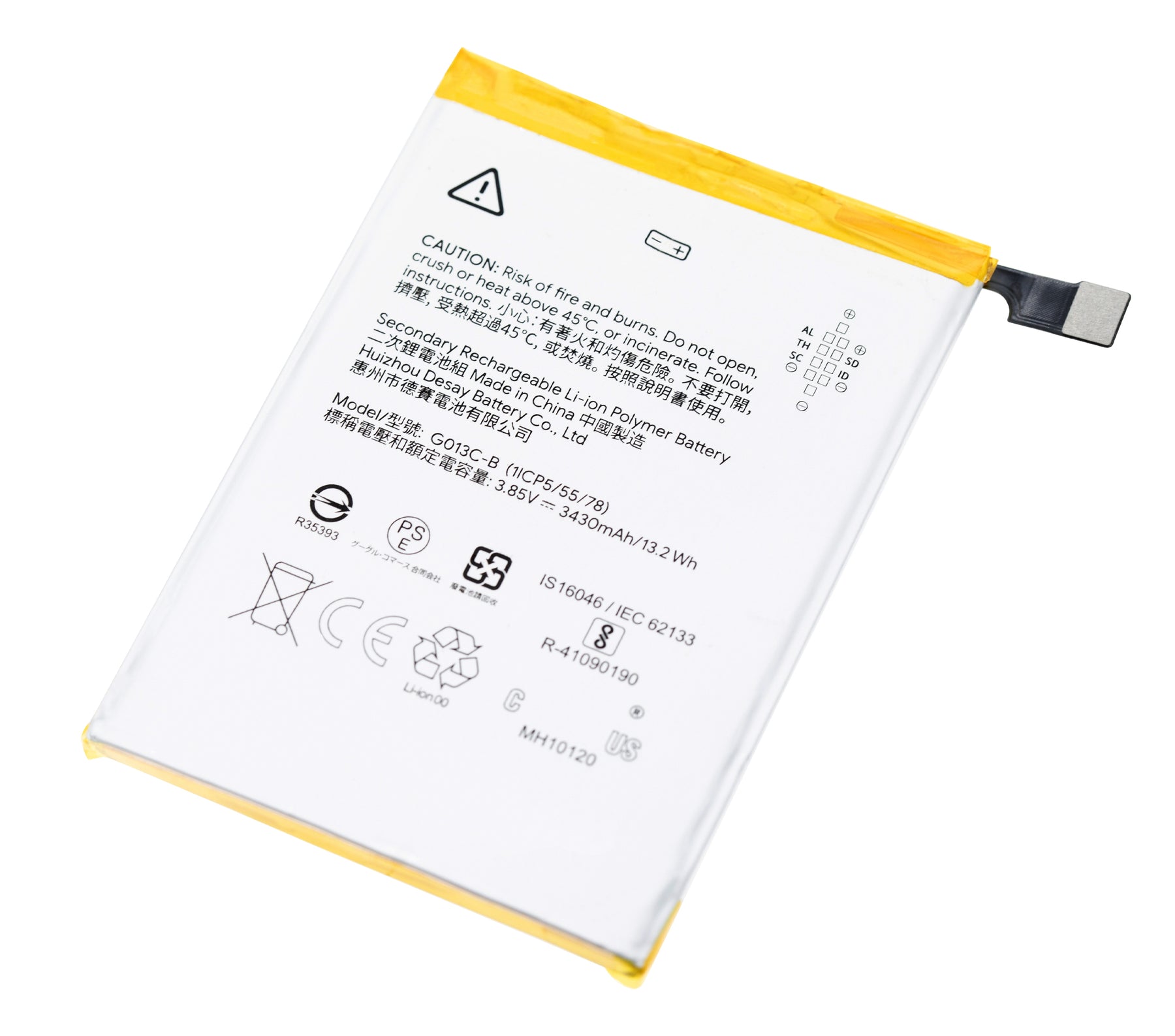 Replacement Battery Compatible For Google Pixel 3 XL (G013C-B)